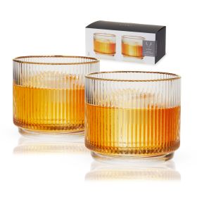 Meridian Crystal Lowball Tumblers Viski®