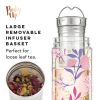 Blair™ Botanical Bliss Glass Travel Infuser Mug by Pinky Up®