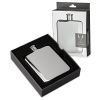 Harrison Stainless Steel Flask in Silver Viski®