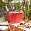 Big Red Galvanized Metal Tub by Twine®