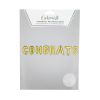 Gold CONGRATS Mylar Balloon