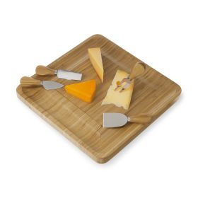 Bamboo Cheese Board and Knife Set Twine®