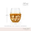 Island Stemless Wine Glass Set by Twine Living®