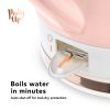 Noelle™ Pink Ceramic Electric Tea Kettle by Pinky Up®