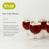 Beer Tulip Glasses, Set of 4 by True