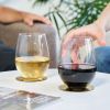 Vino Stemless Red Wine Glass by True set of 4