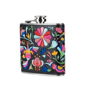 Embroidered Flask Blush®