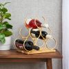 Pyramid Six Bottle Wine Rack by Twine®