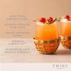 Island Stemless Wine Glass Set by Twine Living®