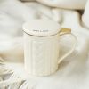 Annette™ Knit Ceramic Tea Mug & Infuser by Pinky Up®