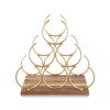 Pyramid Six Bottle Wine Rack by Twine®