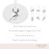 Silver Cat Wine Charms by Twine®