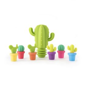 Cactus Stopper and Charm Set by TrueZoo