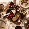 Acacia & Slate Cheese Board Set w/Ceramic Bowls by Twine Liv