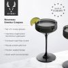 Reserve Nouveau Crystal Coupes in Smoke Viski®