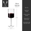 Laurel Crystal Red Wine Glasses Viski®