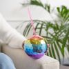 Rainbow Disco Ball Tumbler Blush®