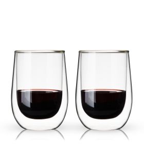 Double Walled Wine Glasses by True