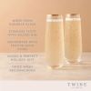 Starlight Stemless Champagne Flute Set Twine®