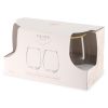 Gilded Stemless Wine Glass Set by Twine