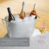 Cold Drinks Galvanized Metal Tub by Twine®