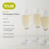 Cuvée Set of 4 Champagne Flutes by True