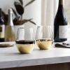 Belmont Dipped Wine Tumblers in Gold Viski®