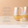 Luster Stemless Wine Glass Set by Twine