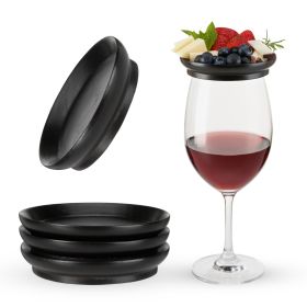 Wine Glass Topper Appetizer Plates by Twine®