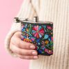 Embroidered Flask Blush®