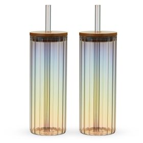 Rainbow Luster Tumblers Set by Twine Living®