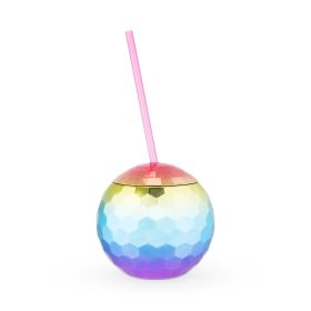 Rainbow Disco Ball Tumbler Blush®