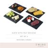 Slate Tapas Plates by Twine®