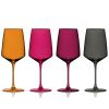 Reserve Nouveau Crystal Wine Glasses in Sunset Viski®