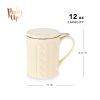 Annette™ Knit Ceramic Tea Mug & Infuser by Pinky Up®