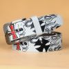 Men's Pin Buckle Skull Head Pattern Belt