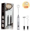 Milk Frothers Electric Wireless Handheld Blender With USB Electrical Mini Coffee Maker Whisk Mixer For Coffee Cappuccino Cream