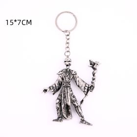 Skull Creative Keychain Rubber Pendant (style: H)