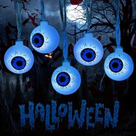 1pc, LED Halloween Eyeball String Lights, Battery Operated Halloween Decoration Lights Halloween Lights Indoor/Outdoor (Quantity: 5FEET 10LED)