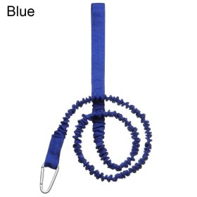 Elastic Leash With Carabiner For Kayak/Canoe Paddle & Fishing Rod; Rowing Boats Accessories (Color: Blue)