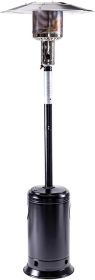 Delta X3 Outdoor Heater, Propane Heater, Outdoor Propane Patio Heater with Wheels, 47,000 BTU Outdoor Patio Heater for Home and Commercial (Form Factor: Tower, Color: black)