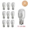 10Pcs Wedge Base Light Bulbs; Car Reverse Lamp; Landscape Bulbs; T5 11W Wedge Base 18W 12V Low Voltage Garden Yard Bulb; Courtyard Lawn Light Bulb