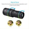 16X52 HD Monocular Telescope High Powered For Outdoor Activity; Bird Watching; Hiking; Travelling; Football Game Watching; Super Foot Bowl Accessories